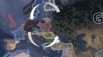 What If Germany and Soviet Union change places?  WWII | HOI4 Timelapse