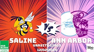 Saline Hornets vs. AA Skyline/Pioneer ~ Girls Varsity ~ 12/02/2024
