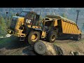 SnowRunner DLC Update - Caterpillar 770g Driving Offroad - Transporting Trailer Heavy Rock