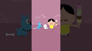 Monica Toy | A Day Of Dog, Cat And Ice Cream #Shorts