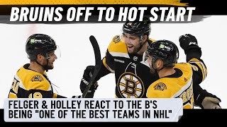 "They are one of the best teams in the league" | Felger and Holley react to the Bruins' hot start screenshot 4
