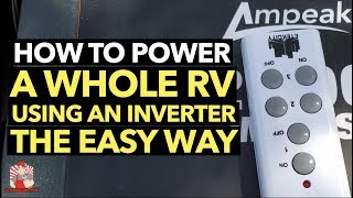 RV Inverter Installation▶ RV Life Hack How To Power Whole RV