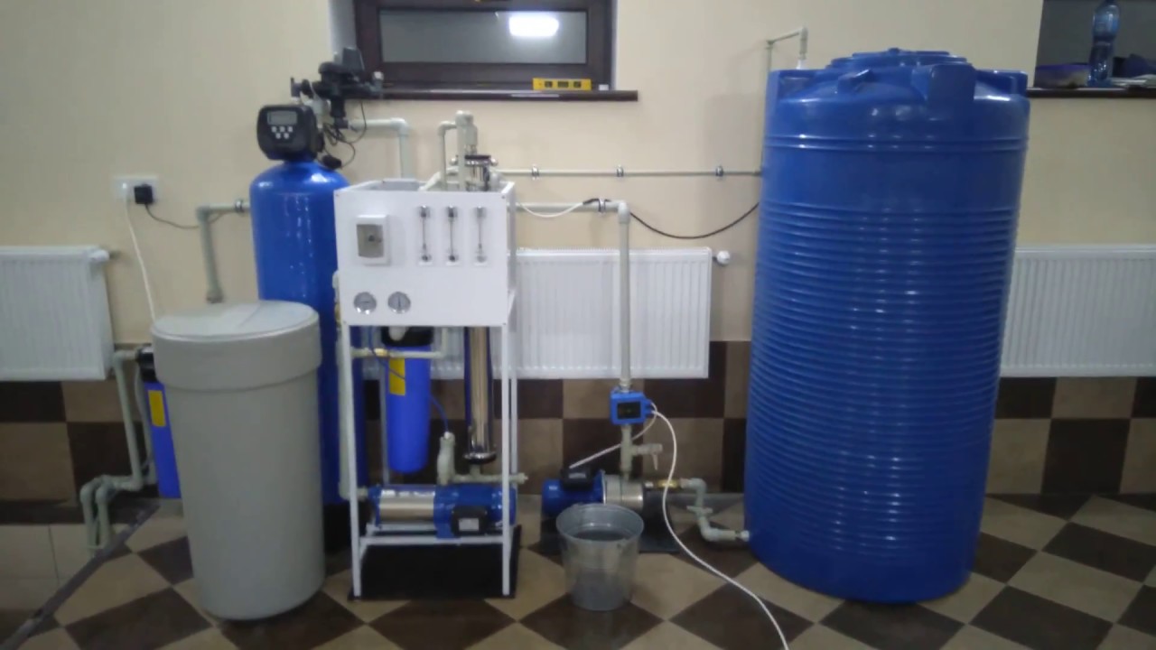 Очистка воды при высокой минерализации обратным осмосом - YouTube