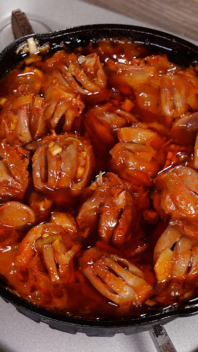 Chicken gizzard ajillo #food
