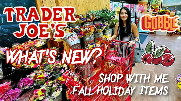 what's new at Trader Joe's shop with me! Trader Joe's fall holiday items| trader joe's haul