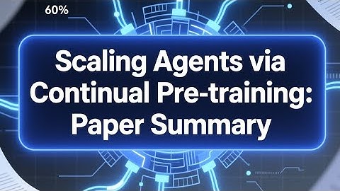 Schaalagenten via continue voortraining Samenvatting van het artikel Tongyi DeepResearch