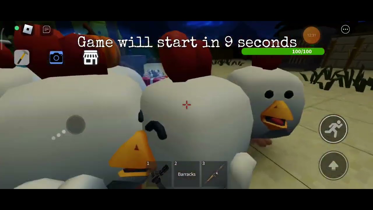 roblox horror chicken gun part 4 - YouTube