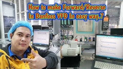 Paano mag reverse/forward sa Danfoss inverter.easy steps..