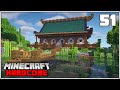 Minecraft Hardcore Let's Play - New Japanese Island Base - Episode 51