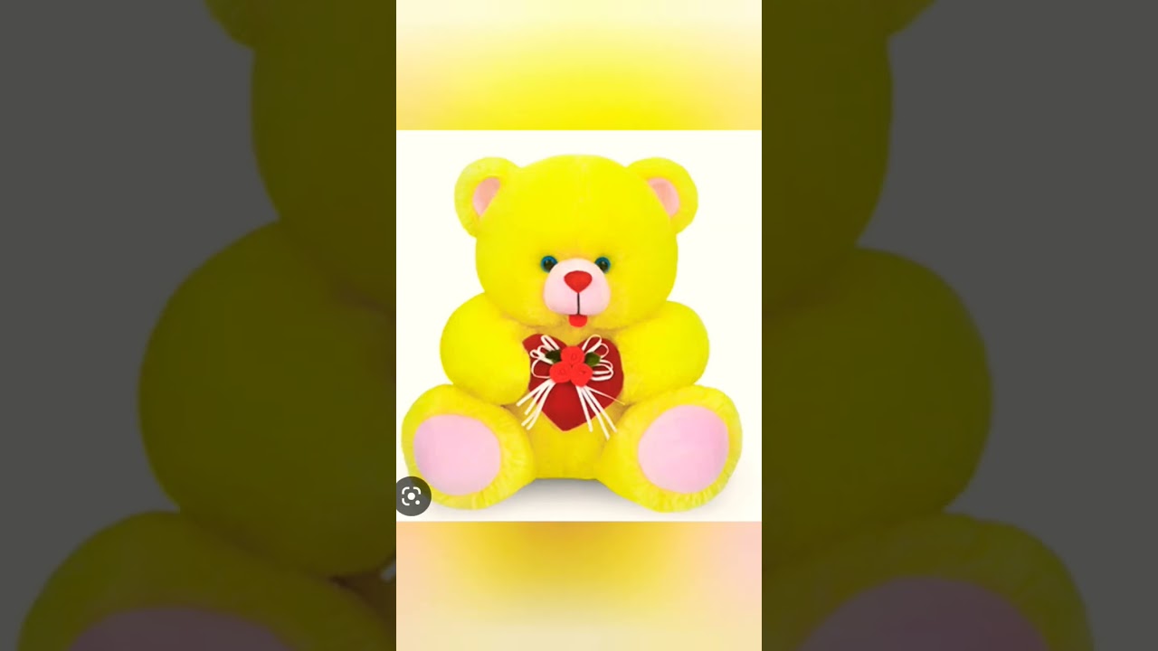 🧸Yellow teddy bear🌟which is your favorite teddy bear