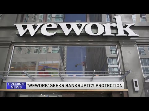 WeWork seeks bankruptcy protection in stunning fall for a firm once valued at close to $50 billion