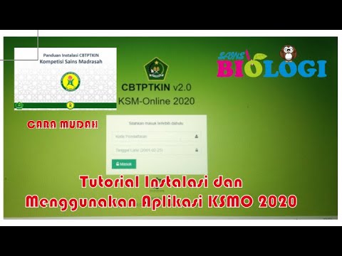 Tutorial Cara Instalasi dan Menggunakan Aplikasi KSMO 2020