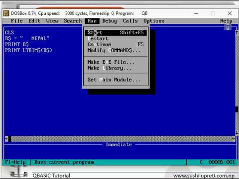 LTRIM$ Function QBASIC