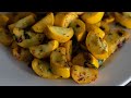 Yellow Squash - Summer Squash Recipe With Basil Thyme Garlic Lemon & Sun Dried Tomatoes