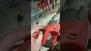 Cordless milwaukee sawzall runs but keeps stopping