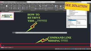 Famous AutoCAD Command line Prompt Missing. Wealth