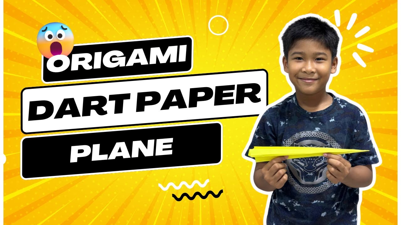 Fastest Paper Plane? Watch Naufal Fold This Dart Jet!