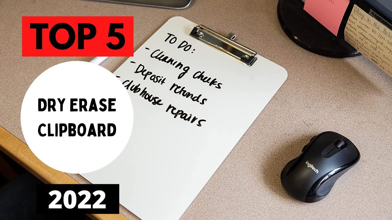 TOP 5: Best Dry Erase Clipboard & Multi Pack Clipboard 2022
