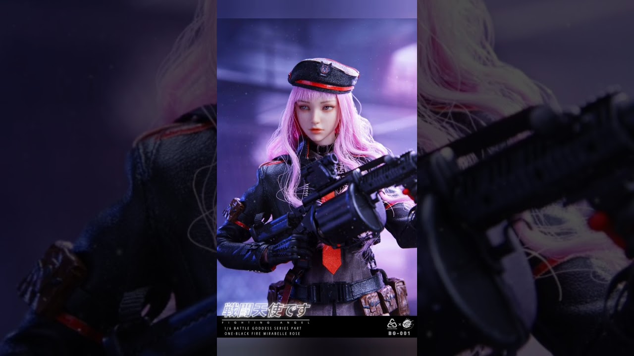 Battle Angel Series PartOne BG-001 Black Fire Mirabelle Rose 1/6 