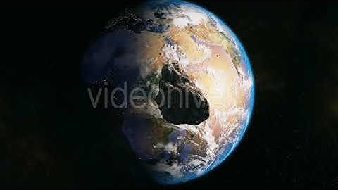 Asteroid Flying To Earth | Motion Graphics - Envato elements