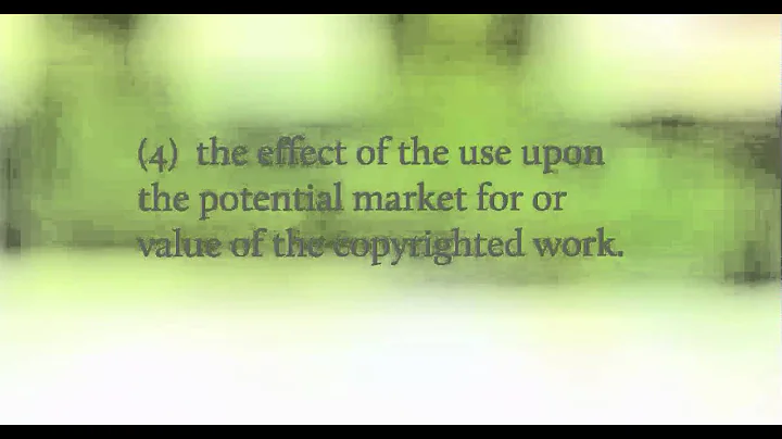 Copyright and Fair Use