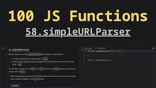 58. simpleURLParser | Solving 100 JS Functions