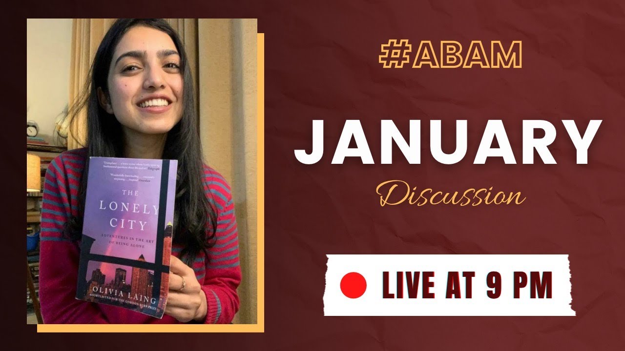 🔴 A BOOK A MONTH WITH VAANI | JANUARY | Discussing 'The Lonely City by