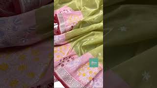 Handwoven Saree With Bold Border & Elegant Pallu Perfect For Weddings