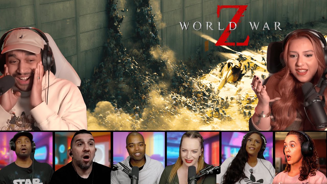 TOP "JERUSALEM WALL BREACH" SCENE REACTIONS! WORLD WAR Z (2013) MOVIE REACTION MASHUP!