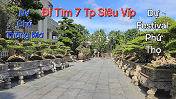 Tin Hót 24H ! Đi Tìm 7 BÁU VẬT SANH CỔ * VÍP NHẤT * trong vườn chú THÔNG MƠ về với Festival Đất Tổ .