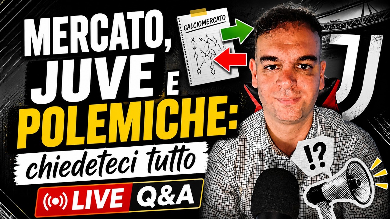🚩 CASO ROCCHI-INTER, JUVE, CARESSA e MERCATO | LIVE Q&A 🚩 episode artwork