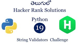 Hacker rank python string  validators solution | Hacker rank python solutions |hacker rank