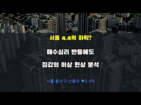 매수심리지수 85, 강남 아파트 4.4억↓! 지금 내집마련 기회일까?