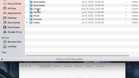 How to access Library Folder on OS X El Capitan