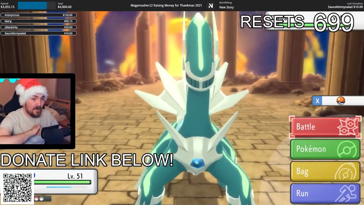 LIVE Shiny Giratina after 2,144 SR's! (+ Origin Forme Battle) - Pokemon  Brilliant Diamond 