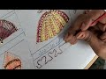 Water Filling aari work Stitch Tutorial | Beginner Friendly Design