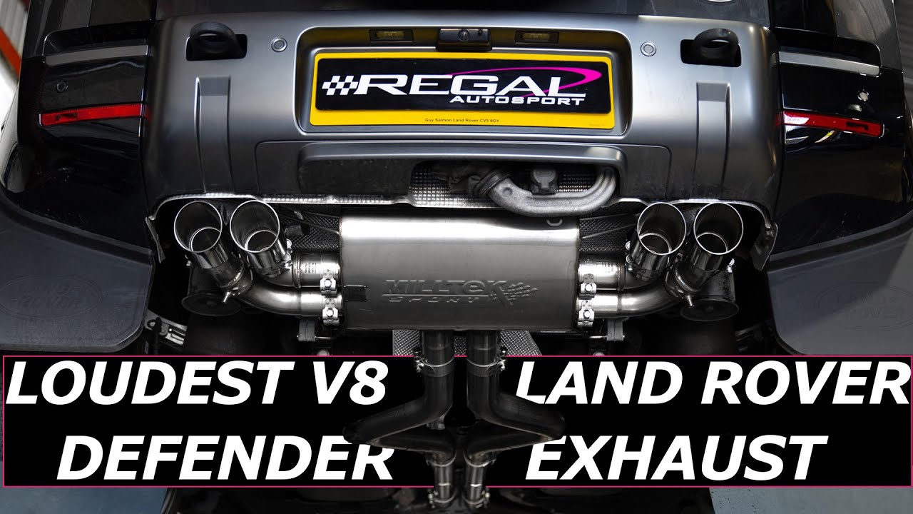 BEST EXHAUST UPGRADE FOR LAND ROVER DEFENDER V8 YouTube