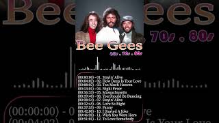 Beegees  Greatest Hits  Album  The Best  Of Beegees Playlist Short 9