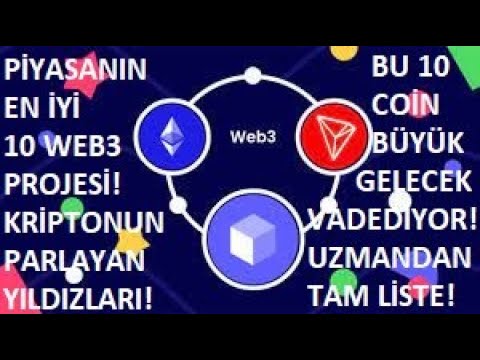 KRİPTO PİYASASININ EN İYİ 10 WEB 3.0 COİNİ?UZMANDAN TAM LİSTE?BU 10 ALTCOİN BÜYÜK GELECEK VADEDİYOR?