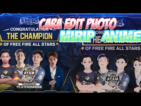 Cara Edit Foto Menjadi Mirip Anime Kartun Terbaru2020 Youtube