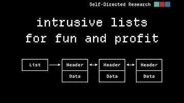Intrusive lists for fun and profit