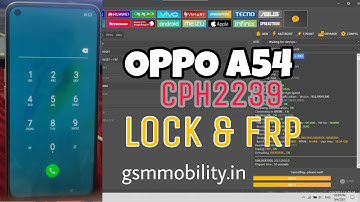 OPPO A54 CPH2239 | CPH2236 Lock & FRP Remove By Unlock Tool