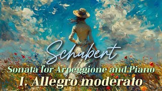 슈베르트, 아르페지오네 소나타 1악장 🎶🎻💎 Schubert, Sonata for Arpeggione and Piano, D.821: I. Allegro moderato