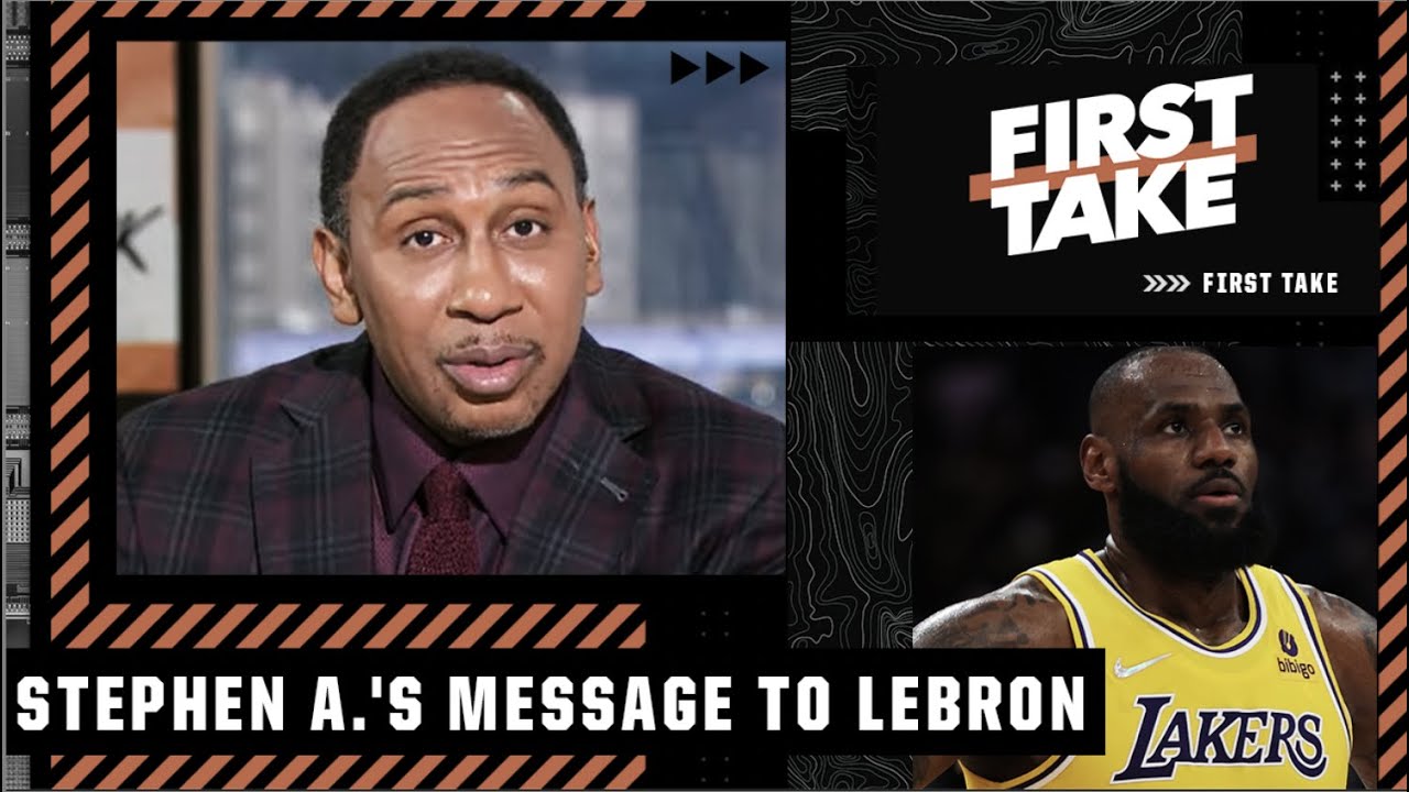 Stephen A.'s message to LeBron: 'How could you say something so FLAGRANTLY UNTRUE' ⁉️ | First Take