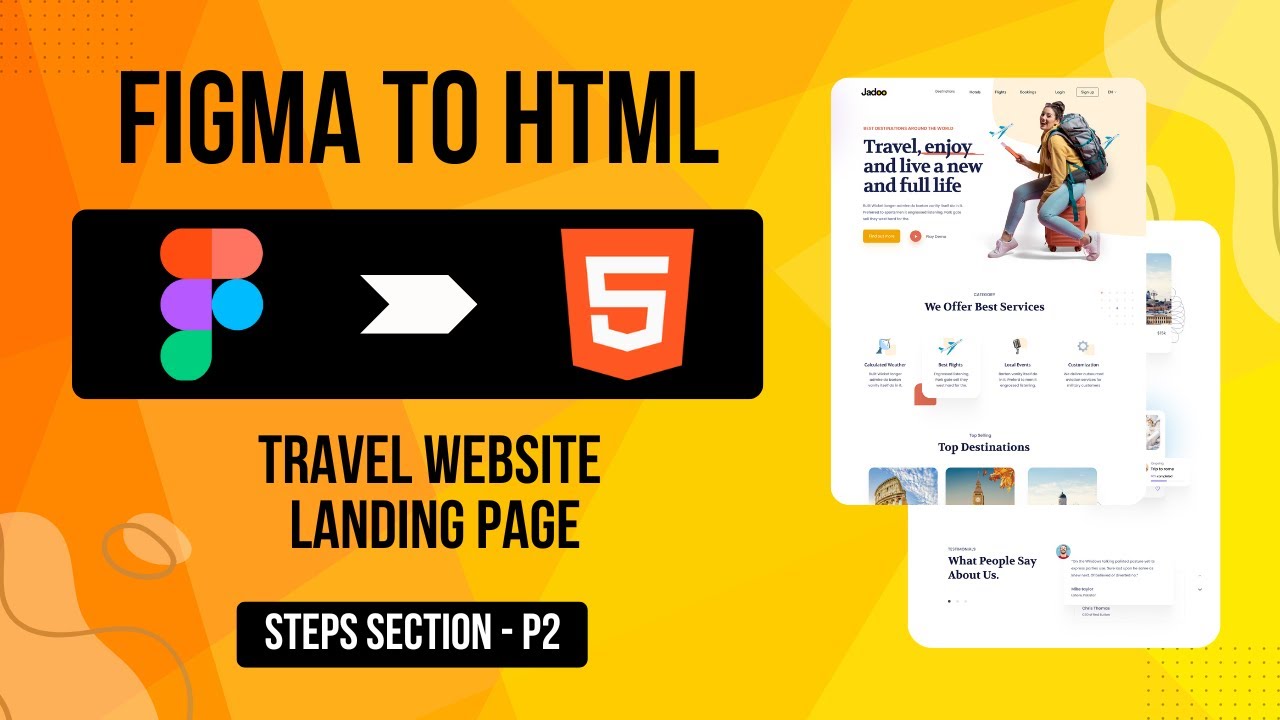 Stunning Steps Section with CSS | Figma to HTML Conversion Series ...