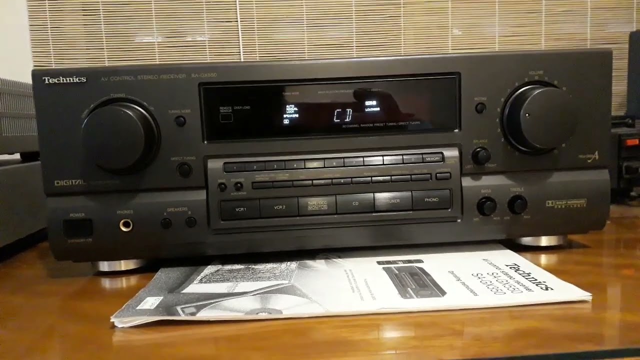 TECHNICS SA-GX550 - YouTube