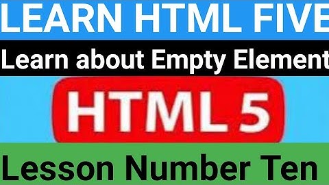 Learn HTML ll Lesson Number Ten ll Oxford Academy 