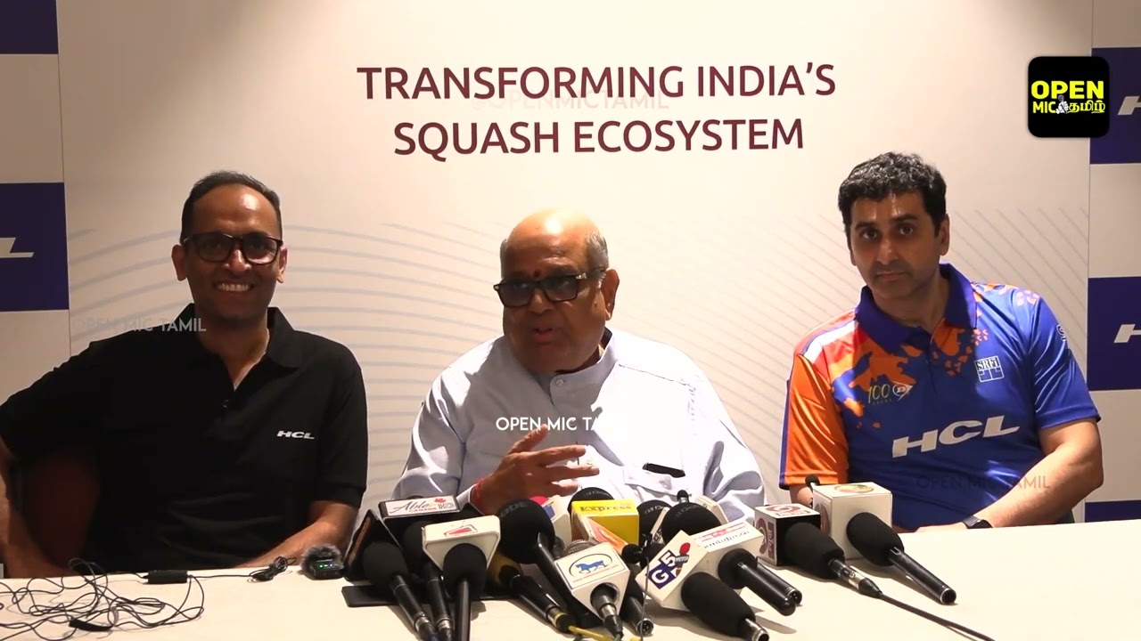 New HCL Squash Podium Program 2024-2025 Announced! (India Squash Press Conference)
