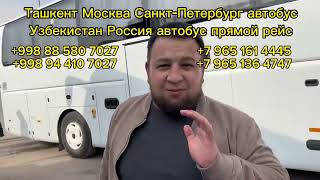АВТОБУСЛАР КЕЛИШ ЖАРАЙОНИ🔥 Ташкент Москва Санкт-Петербург Краснодар Новосибирск автобус 2024 !!!