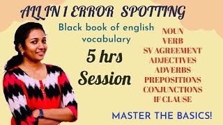 Error Spotting in English Tricks for Bank Exams | Spot the Error English for Bank Exams | Reena